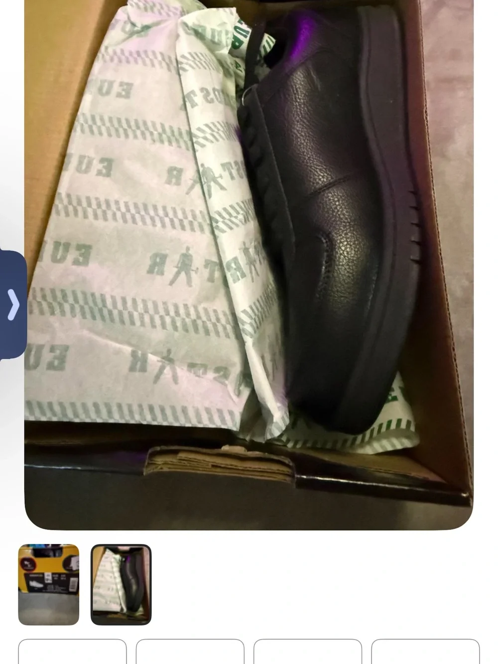 Men's Black Leather Slip-On Comfort Loafer